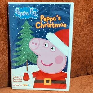 Peppa Pig Christmas DVD with Red and Green